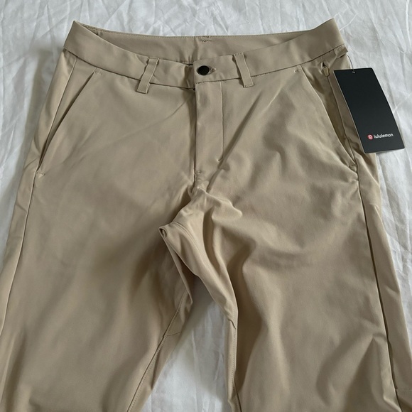 Lululemon Commission Pant Skinny 32"L Warpstreme TRNH Trench Tan Men's 31 - Picture 3 of 6
